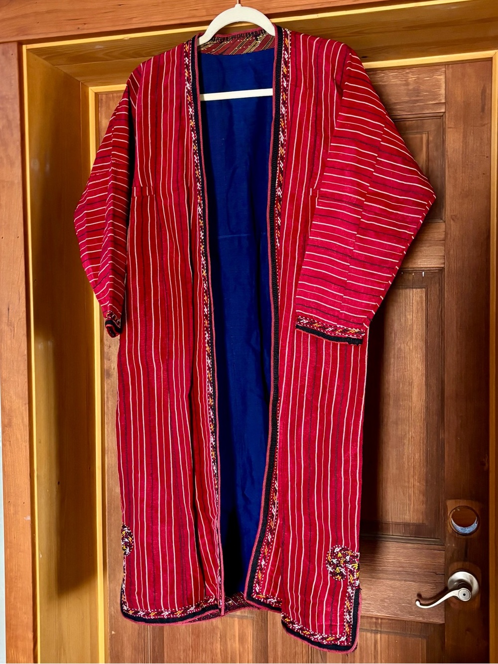 VINTAGE TURKMEN SILK EMBROIDERED COAT
